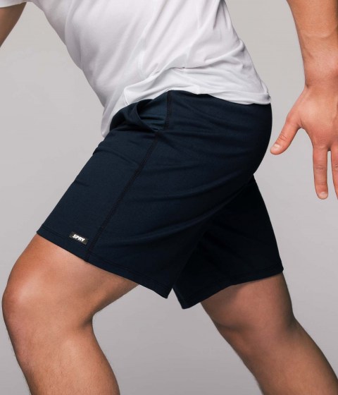 Man Go-Go Shorts + Men White V-Neck T-Shirt 